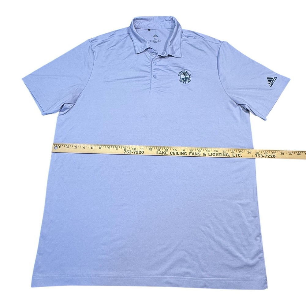 Adidas Men's XL Polo - Pebble Beach Golf Link - Pale Lavender Color - Picture 4 of 12